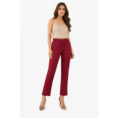 Kurti Pants with Bottom Lace