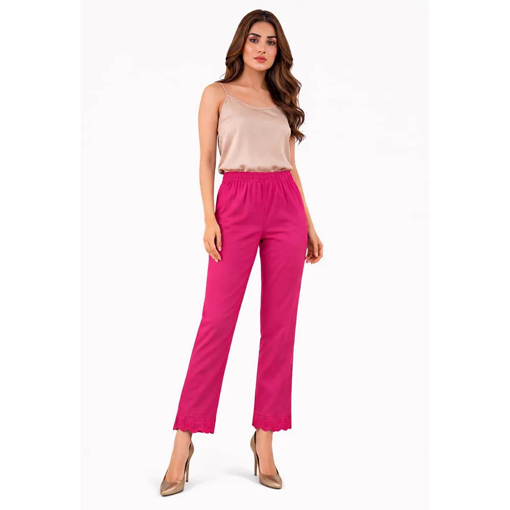 Kurti Pants with Bottom Lace
