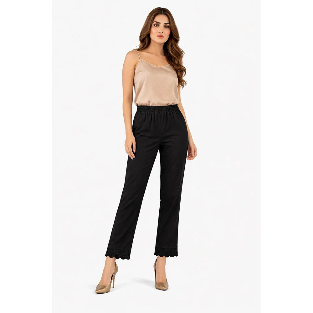 Kurti Pants with Bottom Lace