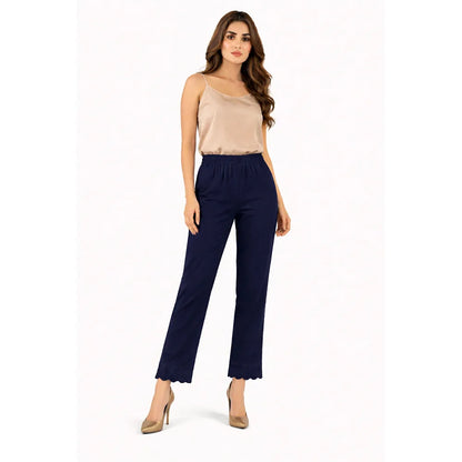 Kurti Pants with Bottom Lace