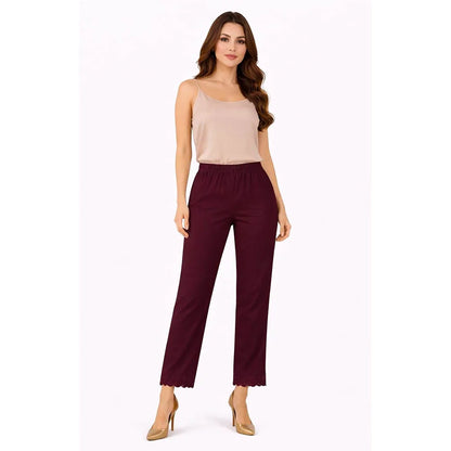 Kurti Pants with Bottom Lace