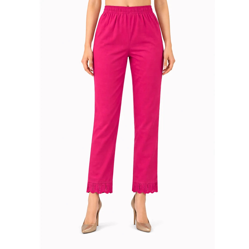 Kurti Pants with Bottom Lace