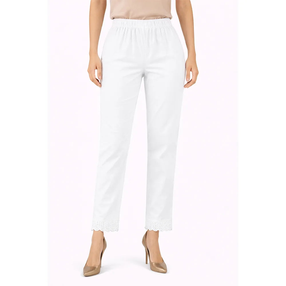 Kurti Pants with Bottom Lace