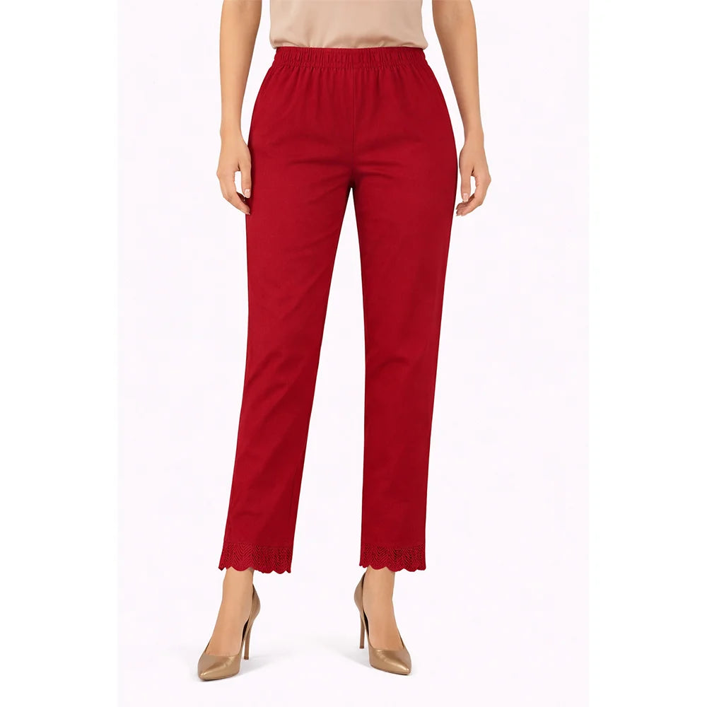 Kurti Pants with Bottom Lace