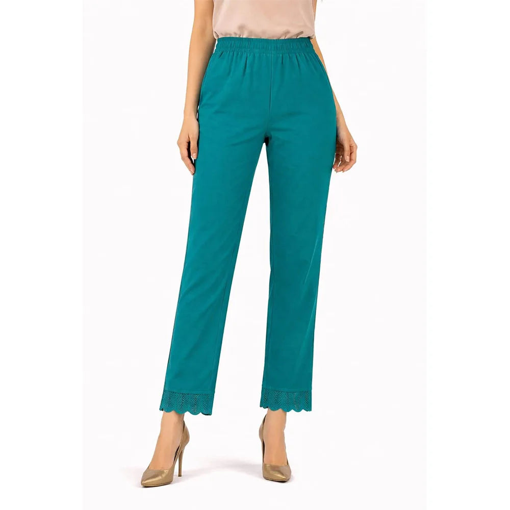 Kurti Pants with Bottom Lace